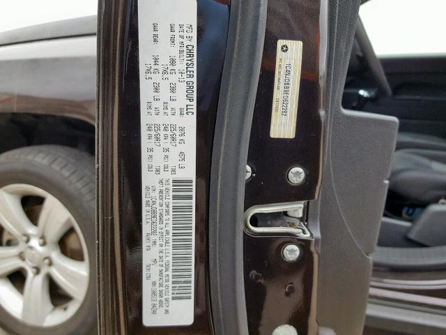 1C4NJDBB9ED622282 - 2014 JEEP COMPASS SP შავი ფოტო 10