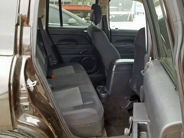 1C4NJDBB9ED622282 - 2014 JEEP COMPASS SP შავი ფოტო 6