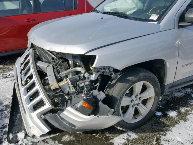 1J4NF1FB9BD258932 - 2011 JEEP COMPASS SP ვერცხლისფერი ფოტო 9