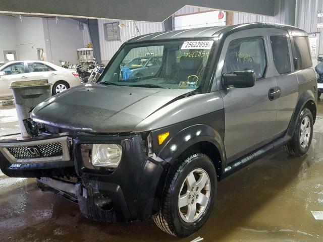 5J6YH28665L001461 - 2005 HONDA ELEMENT EX GRAY photo 2