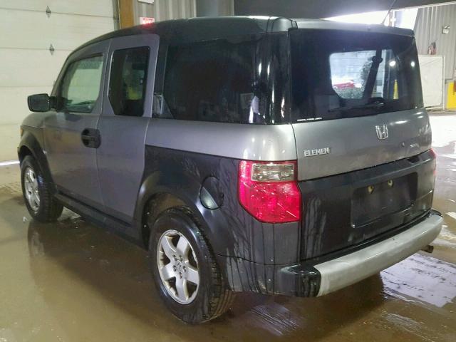 5J6YH28665L001461 - 2005 HONDA ELEMENT EX GRAY photo 3