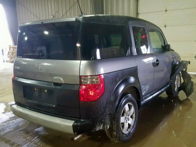 5J6YH28665L001461 - 2005 HONDA ELEMENT EX GRAY photo 4