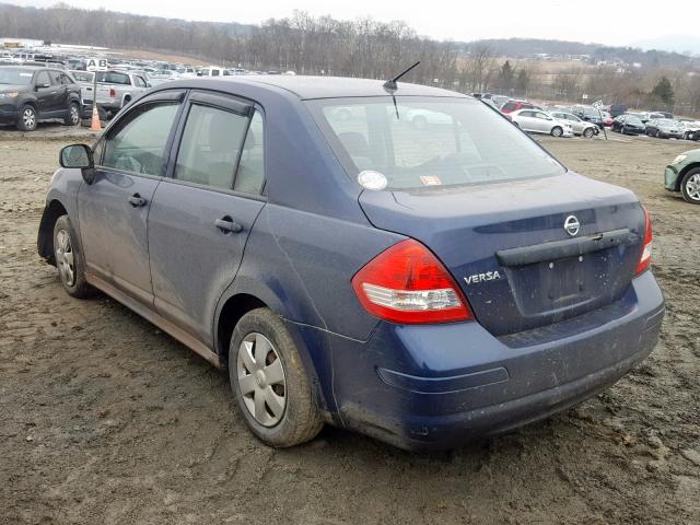 3N1CC1AP0AL352444 - 2010 NISSAN VERSA S BLUE photo 3