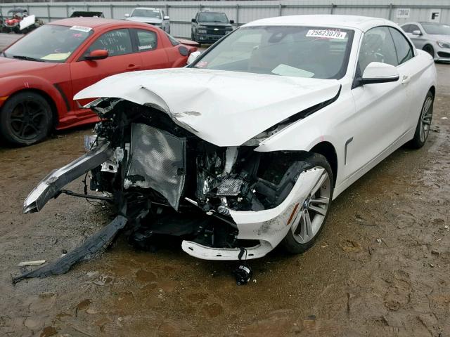 WBA4Z7C55JED47528 - 2018 BMW 440XI WHITE photo 2