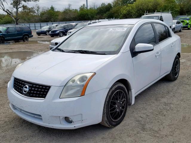 3N1AB61E99L649567 - 2009 NISSAN SENTRA 2.0 WHITE photo 2