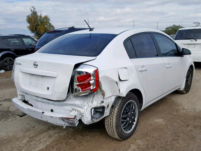 3N1AB61E99L649567 - 2009 NISSAN SENTRA 2.0 WHITE photo 4