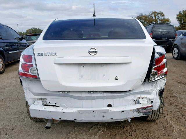 3N1AB61E99L649567 - 2009 NISSAN SENTRA 2.0 WHITE photo 9