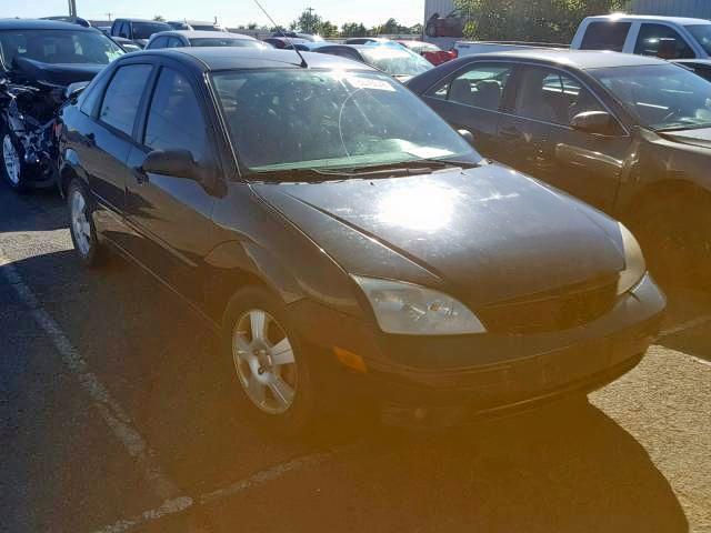 1FAFP34N76W105921 - 2006 FORD FOCUS ZX4 BLACK photo 1