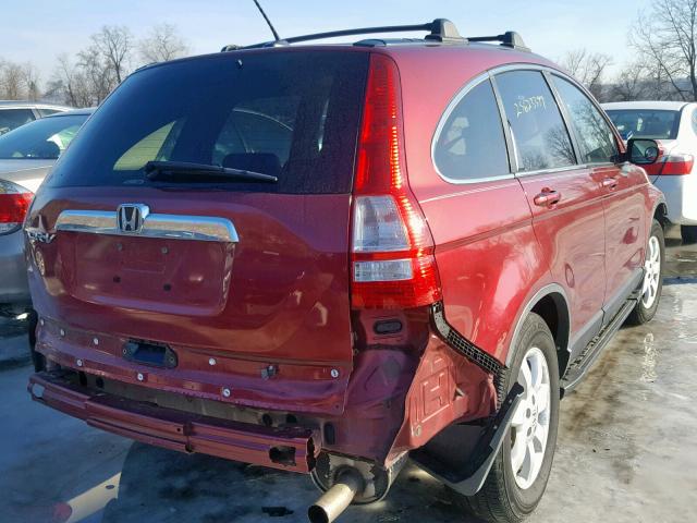 5J6RE48789L011464 - 2009 HONDA CR-V EXL MAROON photo 4