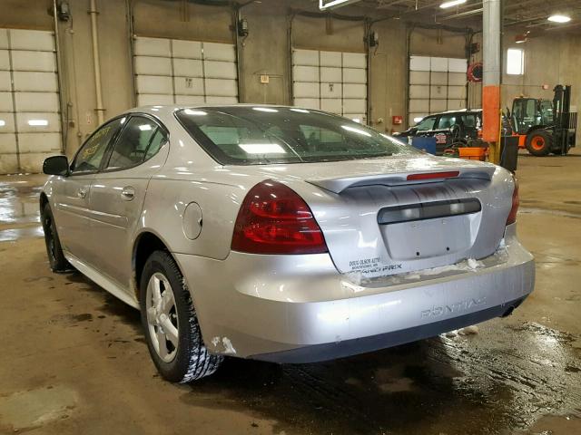 2G2WP552481115640 - 2008 PONTIAC GRAND PRIX SILVER photo 3