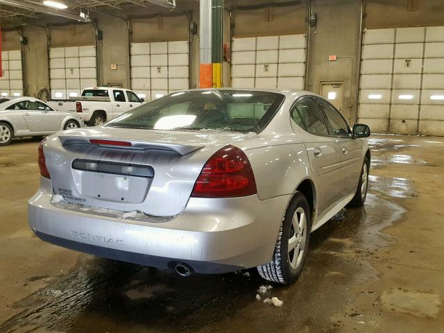 2G2WP552481115640 - 2008 PONTIAC GRAND PRIX SILVER photo 4
