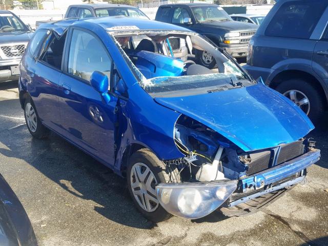 JHMGD38418S046219 - 2008 HONDA FIT BLUE photo 1