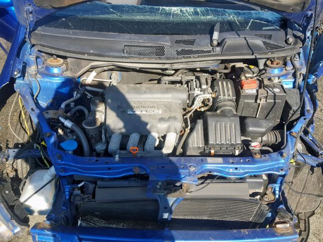 JHMGD38418S046219 - 2008 HONDA FIT BLUE photo 7