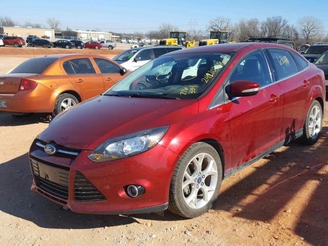 1FADP3J28EL216334 - 2014 FORD FOCUS TITA RED photo 2