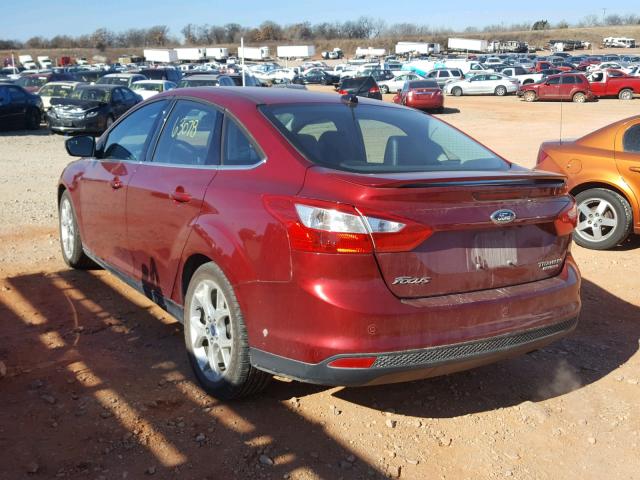 1FADP3J28EL216334 - 2014 FORD FOCUS TITA RED photo 3