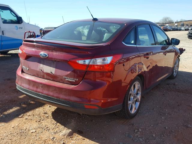 1FADP3J28EL216334 - 2014 FORD FOCUS TITA RED photo 4