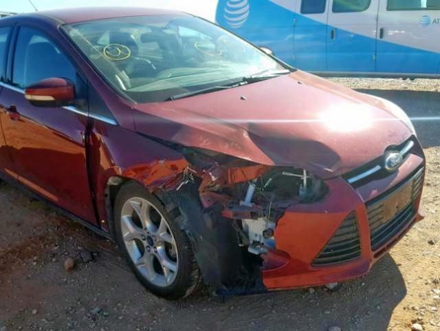 1FADP3J28EL216334 - 2014 FORD FOCUS TITA RED photo 9