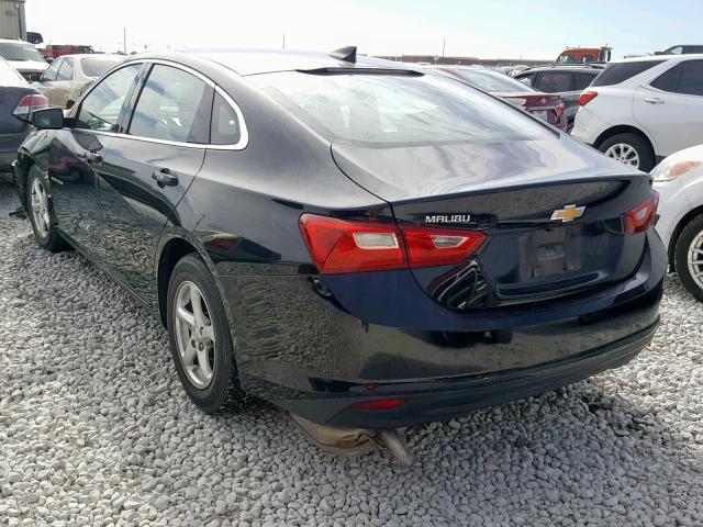 1G1ZB5ST9GF269216 - 2016 CHEVROLET MALIBU LS BLACK photo 3