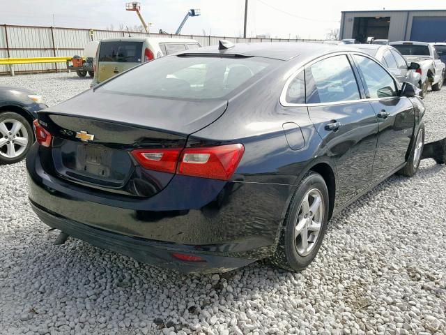 1G1ZB5ST9GF269216 - 2016 CHEVROLET MALIBU LS BLACK photo 4