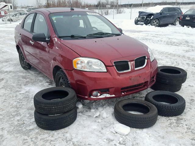 3G2TC5DE5AL109036 - 2010 PONTIAC G3 WAVE SE RED photo 1