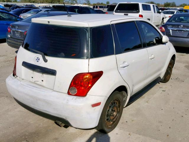 JTKKT624440073826 - 2004 TOYOTA SCION XA WHITE photo 4