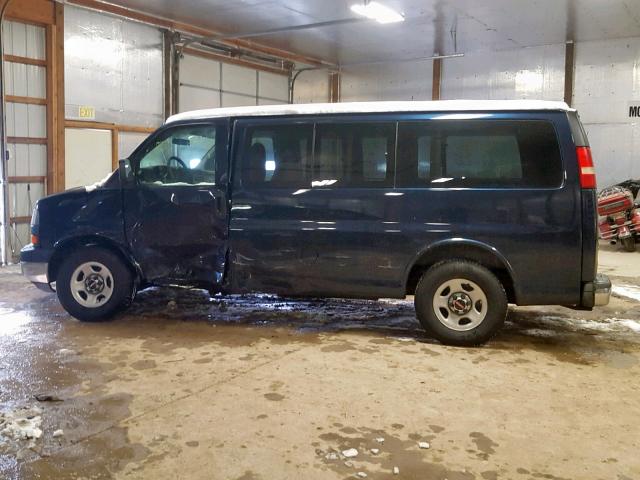 1GKFH15Z971191376 - 2007 GMC SAVANA G15 BLUE photo 10