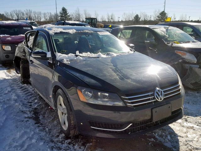 1VWBP7A34DC051590 - 2013 VOLKSWAGEN PASSAT SE BLACK photo 1