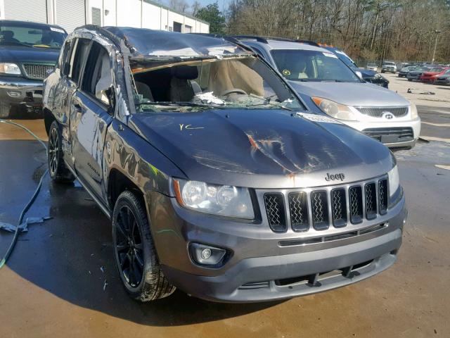 1C4NJCBA6ED911573 - 2014 JEEP COMPASS SP GRAY photo 1