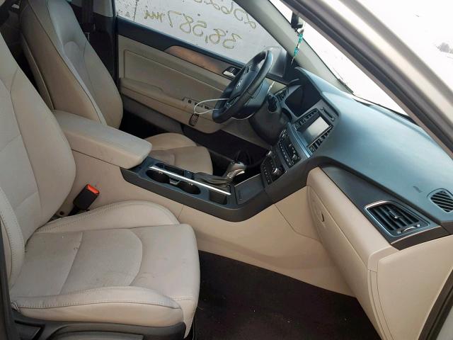 5NPE34AF7GH391166 - 2016 HYUNDAI SONATA SPO SILVER photo 5