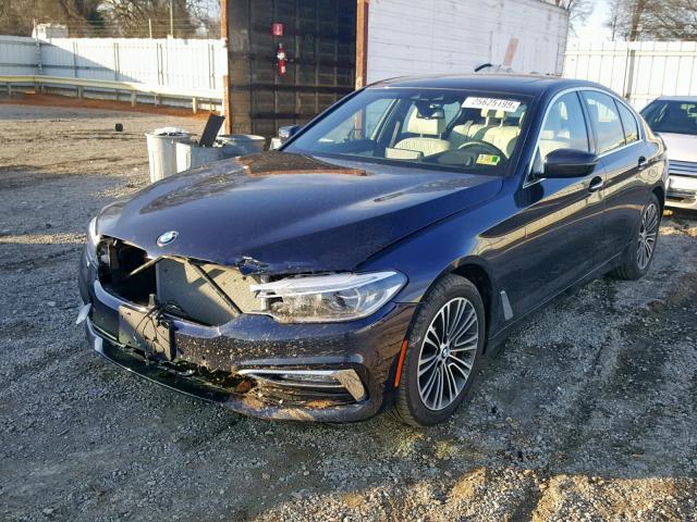 WBAJE7C51JWD49642 - 2018 BMW 540 XI BLACK photo 2