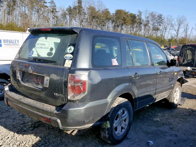 5FNYF18106B007870 - 2006 HONDA PILOT LX GREEN photo 4