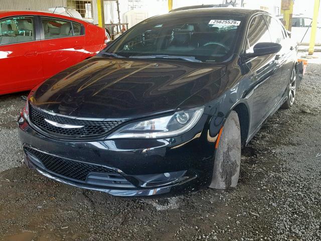 1C3CCCBB6GN144870 - 2016 CHRYSLER 200 S BLACK photo 2