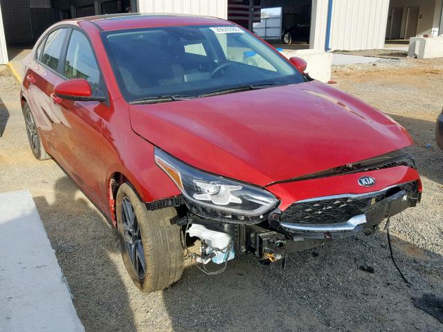 3KPF34AD9KE011616 - 2019 KIA FORTE GT L RED photo 1