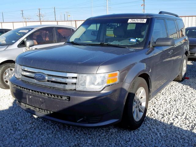 2FMGK5BC4ABA91265 - 2010 FORD FLEX SE GRAY photo 2