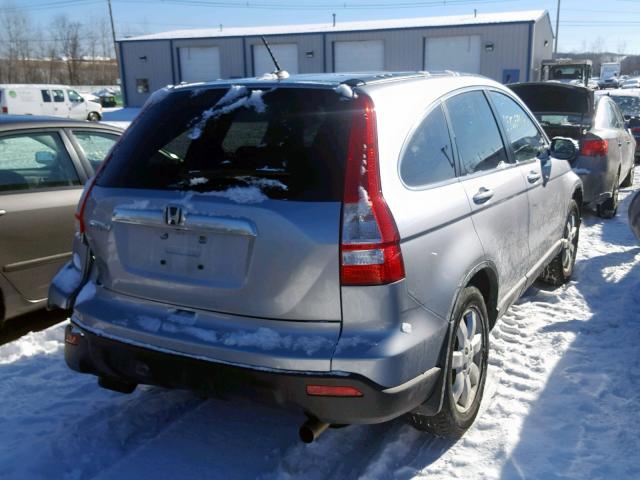 JHLRE48717C092328 - 2007 HONDA CR-V EXL GRAY photo 4