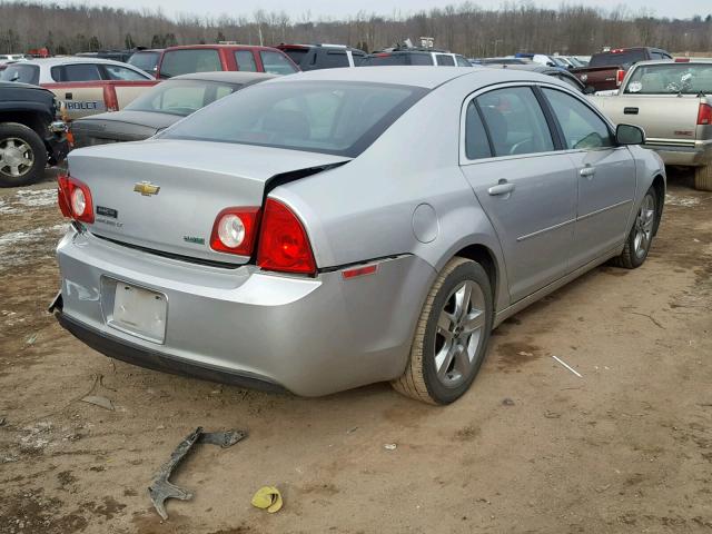 1G1ZC5E0XAF166988 - 2010 CHEVROLET MALIBU 1LT ვერცხლისფერი ფოტო 4