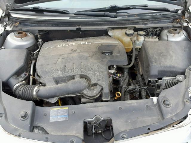 1G1ZC5E0XAF166988 - 2010 CHEVROLET MALIBU 1LT ვერცხლისფერი ფოტო 7