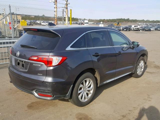 5J8TB4H5XGL014660 - 2016 ACURA RDX TECHNO BLACK photo 4