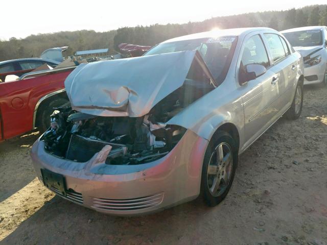 1G1AF5F5XA7182813 - 2010 CHEVROLET COBALT 2LT SILVER photo 2