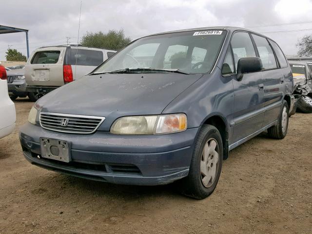 JHMRA1860VC008929 - 1997 HONDA ODYSSEY BA BLUE photo 2