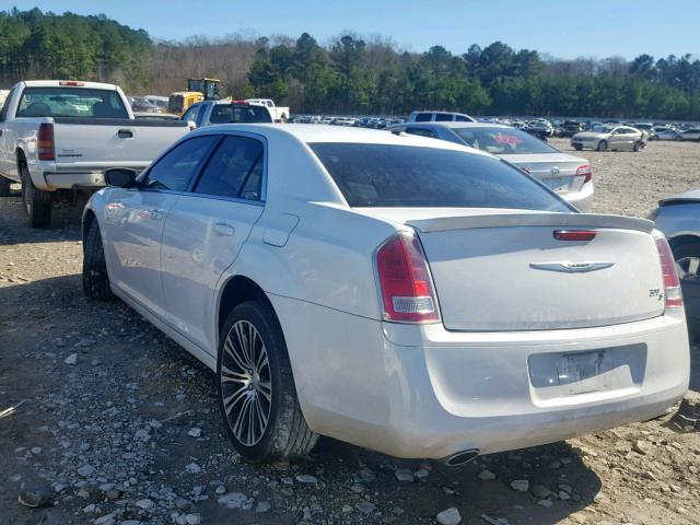 2C3CCABG1EH200607 - 2014 CHRYSLER 300 S WHITE photo 3