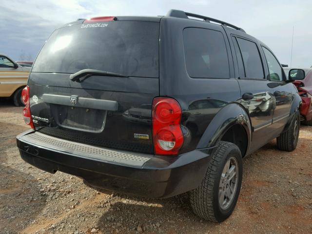 1D8HD48N18F144746 - 2008 DODGE DURANGO SL BLACK photo 4