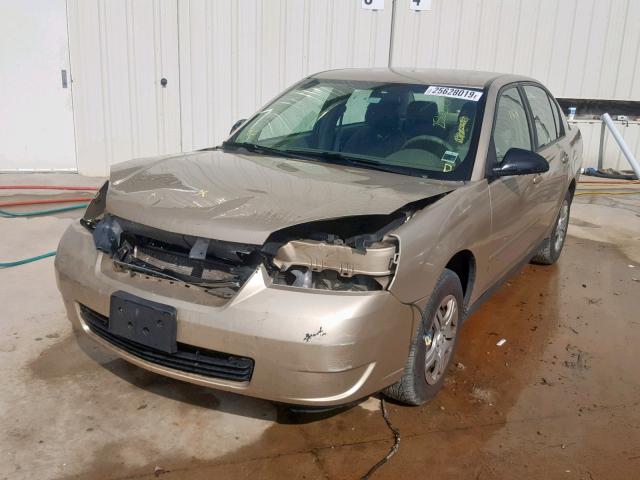 1G1ZS57F47F266923 - 2007 CHEVROLET MALIBU LS GOLD photo 2