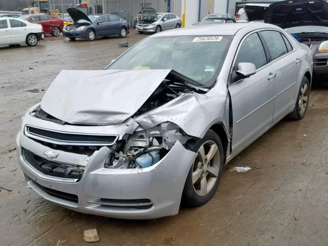 1G1ZD5E00CF379691 - 2012 CHEVROLET MALIBU 2LT SILVER photo 2