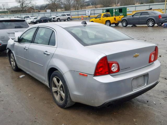 1G1ZD5E00CF379691 - 2012 CHEVROLET MALIBU 2LT SILVER photo 3