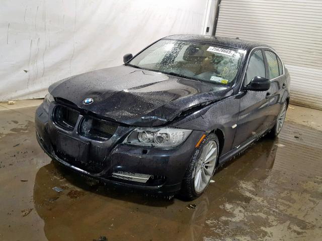 WBAPN7C52BA781971 - 2011 BMW 335 D BLACK photo 2