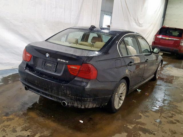 WBAPN7C52BA781971 - 2011 BMW 335 D BLACK photo 4