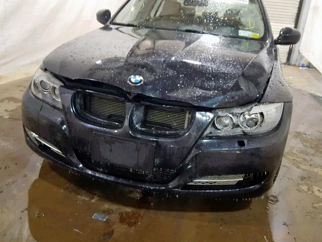 WBAPN7C52BA781971 - 2011 BMW 335 D BLACK photo 9