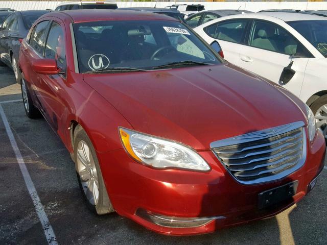 1C3CCBAB5DN761703 - 2013 CHRYSLER 200 LX RED photo 1