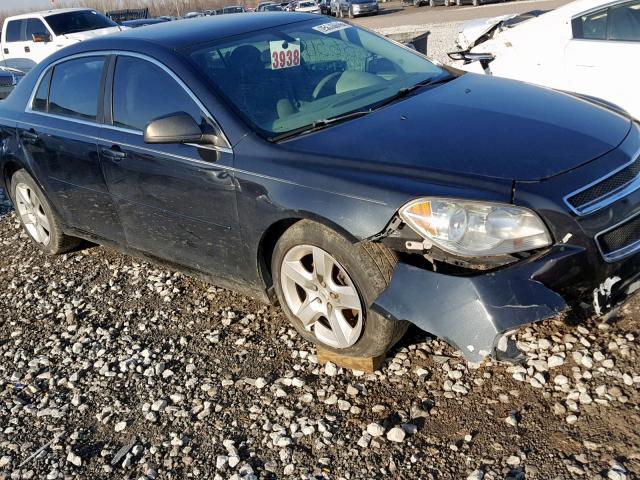 1G1ZB5EB3AF192885 - 2010 CHEVROLET MALIBU LS BLACK photo 9
